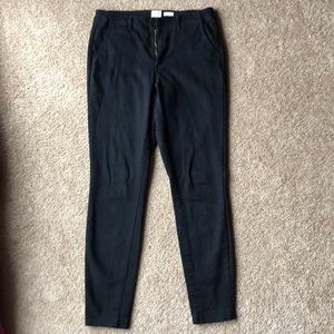 Black skinny dress pants